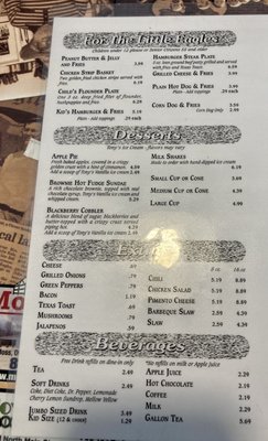 Menu photo 2 The Eagle's Nest Clover, SC