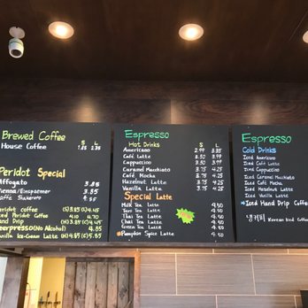 Peridot Coffee - Menu - Coffee & Tea Near Me - Dallas, Texas Peridot Coffee - Menu - Coffee & Tea Near Me - Dallas, Texas