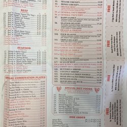 Gold Garden - Menu