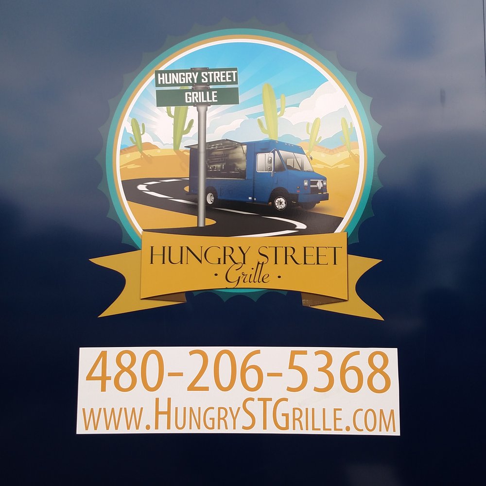 Hungry Street Grille - a sign for hungry street grill - Food Trucks Near Me Hungry Street Grille - a sign for hungry street grill - Food Trucks Near Me