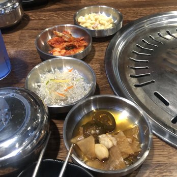 Kkoki BBQ Eugene - Banchan (side dishes that came with bbq order) - Korean Near Me - Eugene, Oregon
