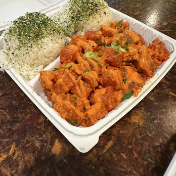 Kehau's Kitchen - Spicy Ahi Poke Bowl - Hawaiian Near Me - Aiea, Hawaii
