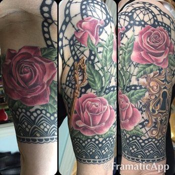 Lucky 13 Tattoo Studios - completed half sleeve by Rob. - Tattoo Near Me - Mooresville, North Carolina Lucky 13 Tattoo Studios - completed half sleeve by Rob. - Tattoo Near Me - Mooresville, North Carolina