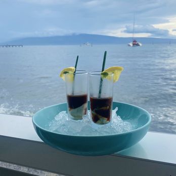 Mala Ocean Tavern - Oyster shooters with an ocean front view - Seafood Near Me - Lahaina, Hawaii Mala Ocean Tavern - Oyster shooters with an ocean front view - Seafood Near Me - Lahaina, Hawaii
