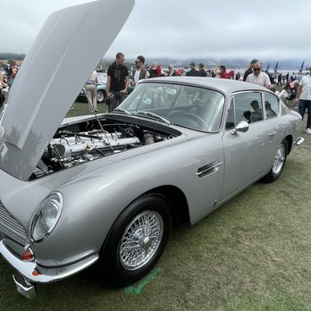Pebble Beach Concours d'Elegance - An Aston Martin, looking like a James Bond mobile except this is the DB6, not the DB5 Bond drove - Arts & Entertainment Near Me - Pebble Beach, California Pebble Beach Concours d'Elegance - An Aston Martin, looking like a James Bond mobile except this is the DB6, not the DB5 Bond drove - Arts & Entertainment Near Me - Pebble Beach, California