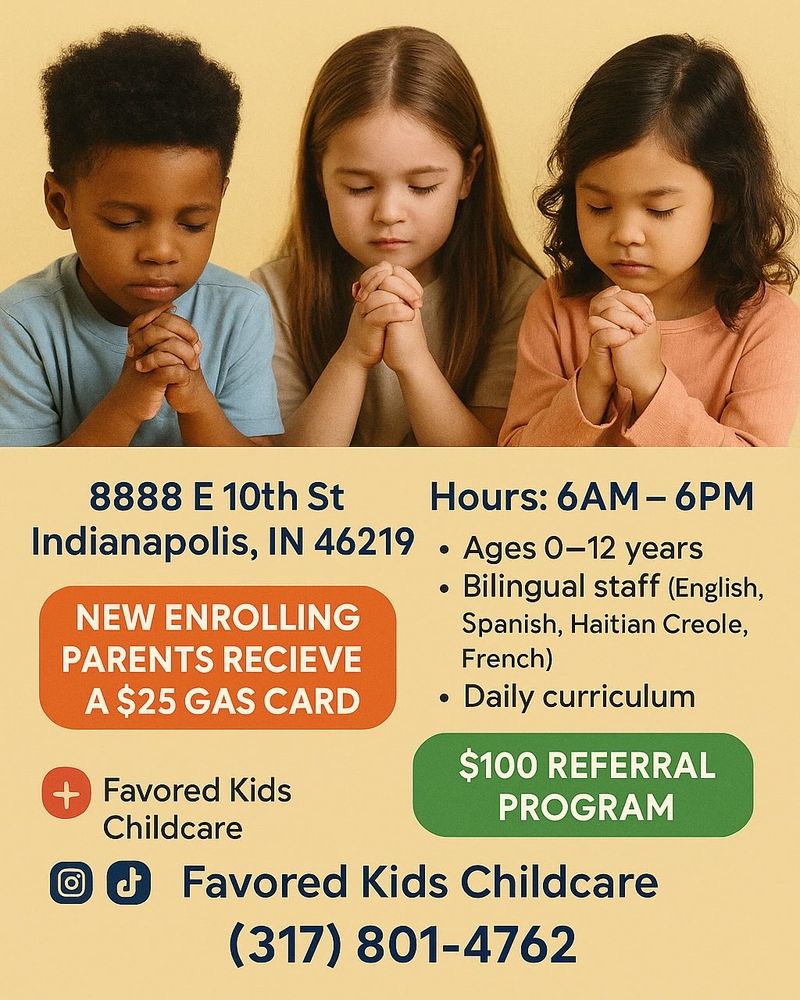 Favored Kids Childcare Ministries - childcare center in Indianapolis, IN
