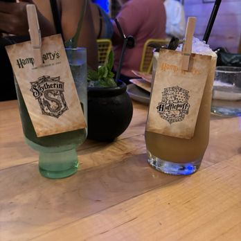 Hamp & Harry’s - Slytherin and Hufflepuff ceremony sips at Hamp & Harry's - Cocktail Bars Near Me - Marietta, Georgia
