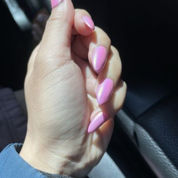 Bliss Nail Lounge - Stunning Gel X Mauve set with Unicorn Chrome Overlay. - Nail Salons Near Me - Arlington, Virginia