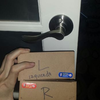 Storey Construction - This is a right-handed door handle on a left handed door.  We did all we could to avoid this mistake. - Painters Near Me - Austin, Texas