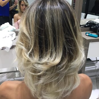EC Hair Salon - After! White tips, gold lowlights, ash highlights and a beautiful blend into my roots. - Hair Salons Near Me - North Miami Beach, Florida