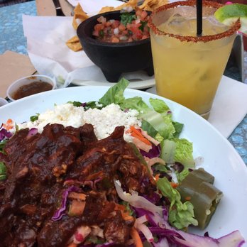 Picante - Tostada salad with manchamanteles - Mexican Near Me - Berkeley, California Picante - Tostada salad with manchamanteles - Mexican Near Me - Berkeley, California