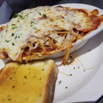 George's - Baked spaghetti with pepperoni under the cheese :) - American Near Me - Henderson, North Carolina George's - Baked spaghetti with pepperoni under the cheese :) - American Near Me - Henderson, North Carolina