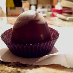 Something Sweet - My tiramisu truffle, ready to be devoured