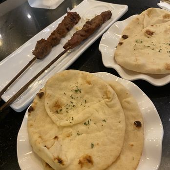 Kusan Bazaar | Silk Road Grill & Noodles 龟兹集市 - Lamb Lamb Kebab (2 Skewers) with Naan Bread - Halal Near Me - Milpitas, California Kusan Bazaar | Silk Road Grill & Noodles 龟兹集市 - Lamb Lamb Kebab (2 Skewers) with Naan Bread - Halal Near Me - Milpitas, California