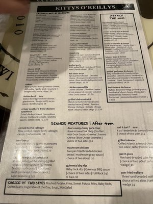 Menu photo 3 Kitty O'Reillys Sturgeon Bay, WI Menu photo 3 Kitty O'Reillys Sturgeon Bay, WI