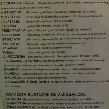Il Prezzemolo - Une partie de a carte des pizzas - Italian Near Me - Paris, 75 Il Prezzemolo - Une partie de a carte des pizzas - Italian Near Me - Paris, 75