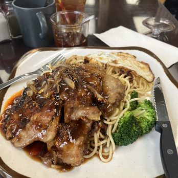O Street Cafe - Pork Chop with spaghetti - Chinese Near Me - Newmarket, Ontario