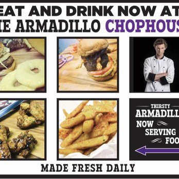 Thirsty Armadillo - a variety of food items - Bars Near Me - Fort Worth, Texas Thirsty Armadillo - a variety of food items - Bars Near Me - Fort Worth, Texas