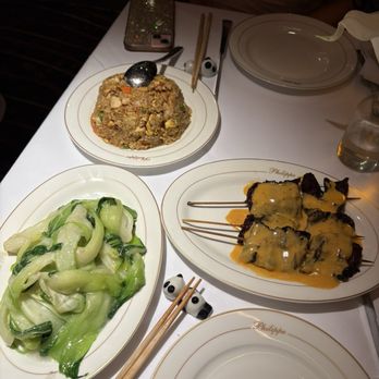 Philippe Chow - Baby Bok Choy, Philippe's Beef Satay, fried rice - Salad Near Me - Nashville, Tennessee