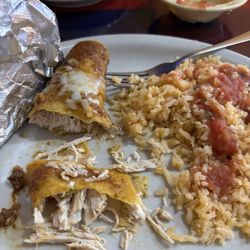 Enchilada with chicken