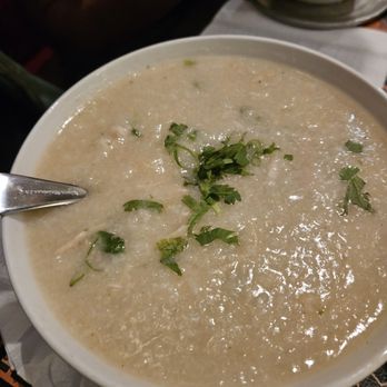 Soup Du Jour - Chicken congee with extra chicken - Soup Near Me - San Diego, California Soup Du Jour - Chicken congee with extra chicken - Soup Near Me - San Diego, California
