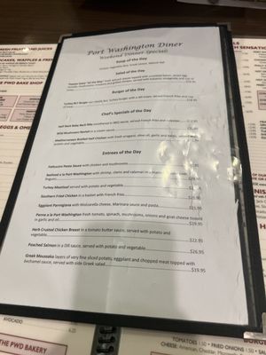 Menu photo 6 Port Washington Diner Port Washington, NY