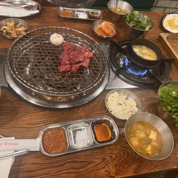 Jongro BBQ - Marinated beef platter (per menu it serves 2-3 people) - Korean Near Me - New York, New York
