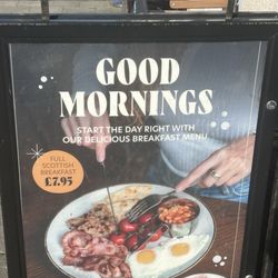 Greyfriars - This is deception plain and simple! This is NOTHING like the 7.95 Breakfast you will receive. Shame! Shame! Shame!