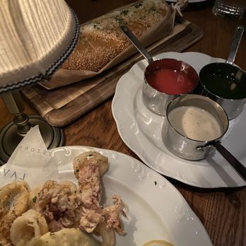 LAVO - @noshwithmimi Fritto Misto and Semolina Garlic Bread - Italian Near Me - West Hollywood, California LAVO - @noshwithmimi Fritto Misto and Semolina Garlic Bread - Italian Near Me - West Hollywood, California