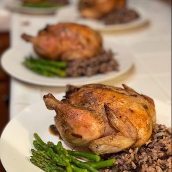 The Kitchen Door - Most amazing Cornish game hen! The stuffing defies my previously conceived notions of stuffing! - Personal Chefs Near Me - Santa Barbara, California