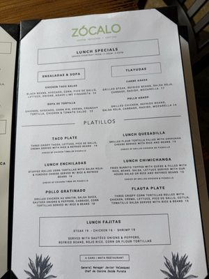 Menu photo 4 Zocalo Metairie, LA Menu photo 4 Zocalo Metairie, LA