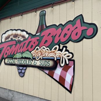 Tomato Bros - Restaurant sign outside @ Tomato Bros. - Pizza Near Me - Clarkston, Washington