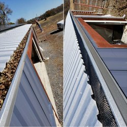 Jacoby's Lone Star Gutters and Drains - Gutters installed it only took 2 wks for the customer to see the leaf guard we suggested was actually necessary, called and it was installed