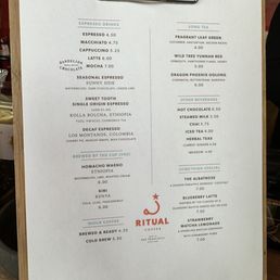 Menu as of 8/4/23 Menu as of 8/4/23