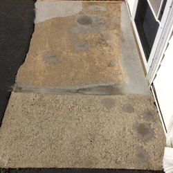 Saber Concrete Repair - Old Deteriorated Slab (Pre-Repair)