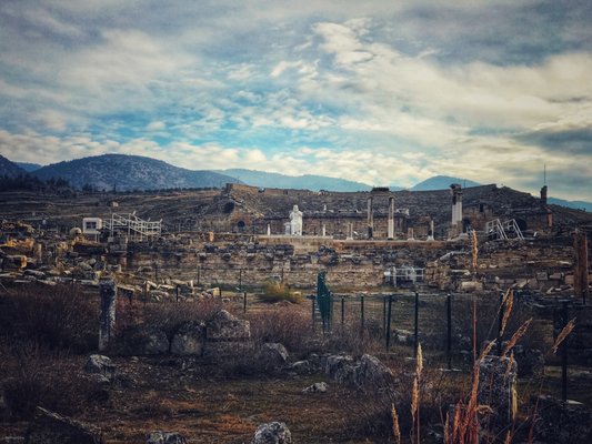 Travertines of Pamukkale by null