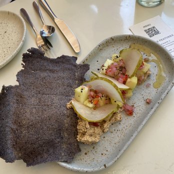 Suerte - Labneh y melon refreshing with Chile spice and taste of early Fall - Mexican Near Me - Austin, Texas