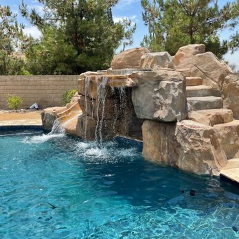Premier Pools & Spas - Watefall and slide - Pool & Hot Tub Service Near Me - Ontario, California Premier Pools & Spas - Watefall and slide - Pool & Hot Tub Service Near Me - Ontario, California