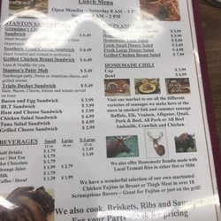 Mr George's Restaurant - Lunch menu