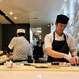 Chefs preparing the food