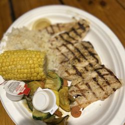 Whale's Tail At Seascape - Grilled Mahi mahi
