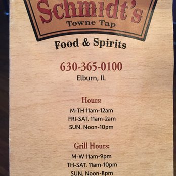 Schmidt's Towne Tap - American Near Me - Elburn, Illinois Schmidt's Towne Tap - American Near Me - Elburn, Illinois