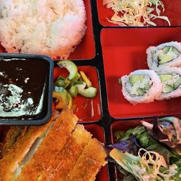 Bento Box with Cheese Katsu