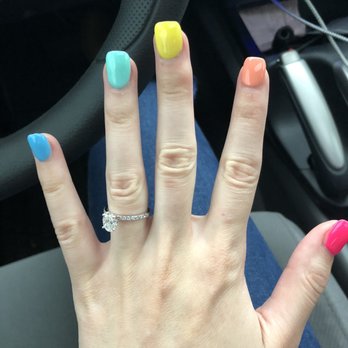 Flora Nail Spa - My birthday nails the first time I got it done by Trina! This was a few days after...still perfect! - Nail Salons Near Me - Bradenton, Florida