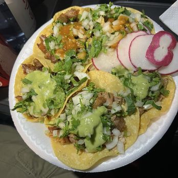 Conchita’s Tacos - 2 Buche / 2 Suadero / 1Lengua - Tacos Near Me - Los Angeles, California