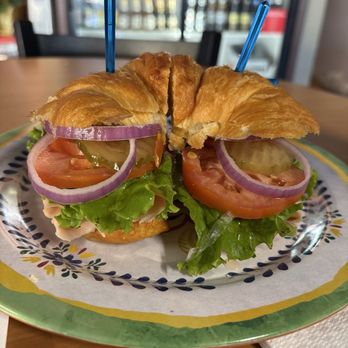 Birdcage Coffee House - Turkey Croissant Sandwich - Coffee & Tea Near Me - Long Beach, California Birdcage Coffee House - Turkey Croissant Sandwich - Coffee & Tea Near Me - Long Beach, California