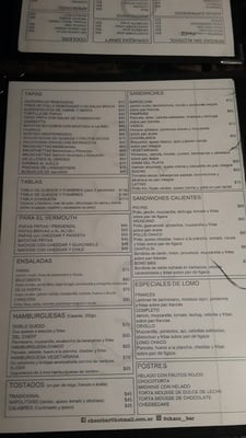 Menu photo 7 Chaco Bar Buenos Aires, C