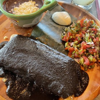 Copal - Tamal with black mole - Mexican Near Me - Santa Cruz, California Copal - Tamal with black mole - Mexican Near Me - Santa Cruz, California