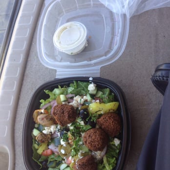 Kabob Grill - Falafel salad, large. - Mediterranean Near Me - Columbus, Ohio