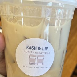 Kash & Liv Coffee Creations By Myplace Restaurant - Quart of Coffee - Yes Please